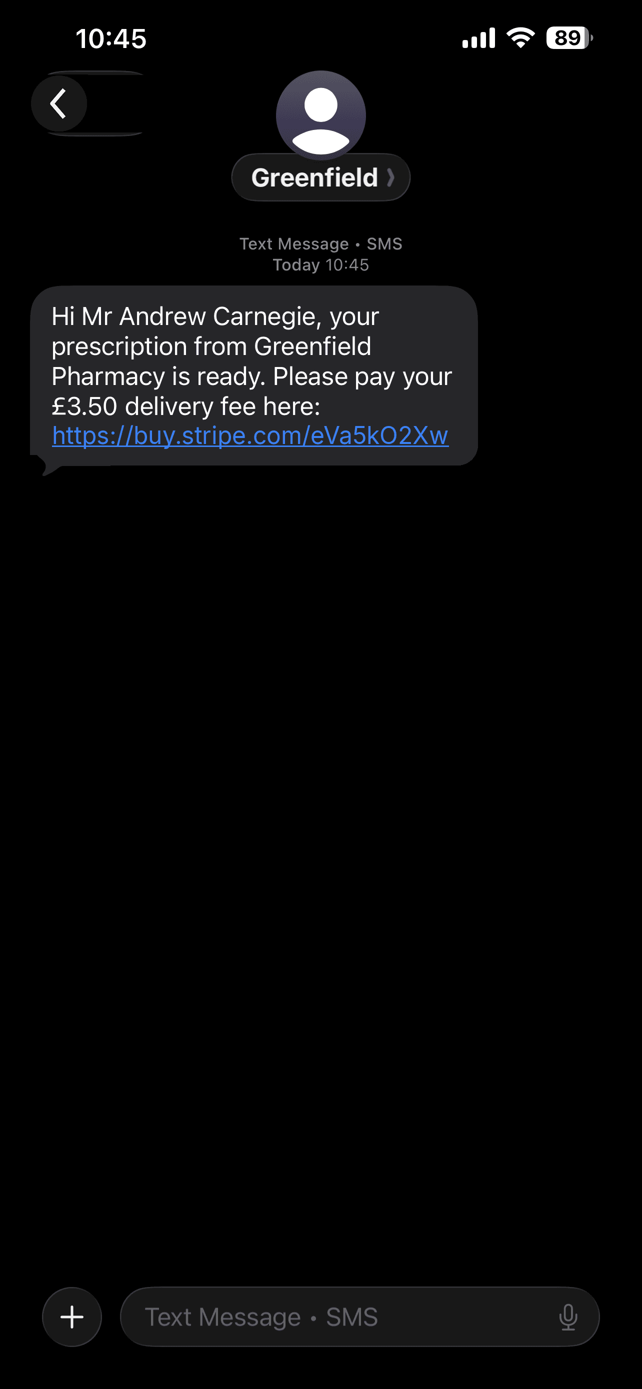 Payment before pickup